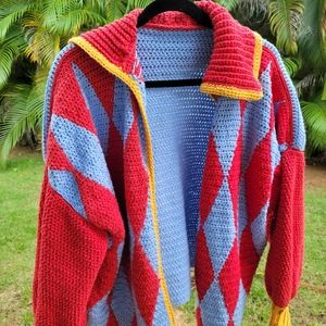 Handmade Crocheted Howl's Moving Castle Coat